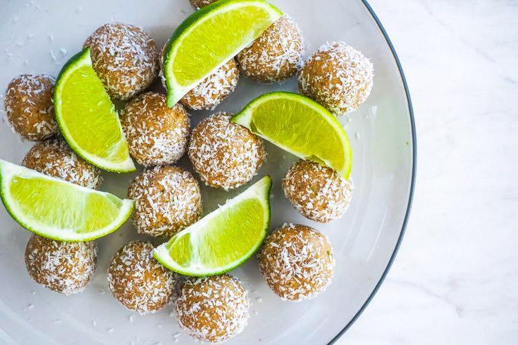 Lime and Coconut Bliss Balls Recipe