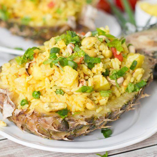 Easy, Healthy Pineapple “Fried” Rice