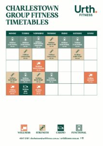 Charlestown group fitness timetables